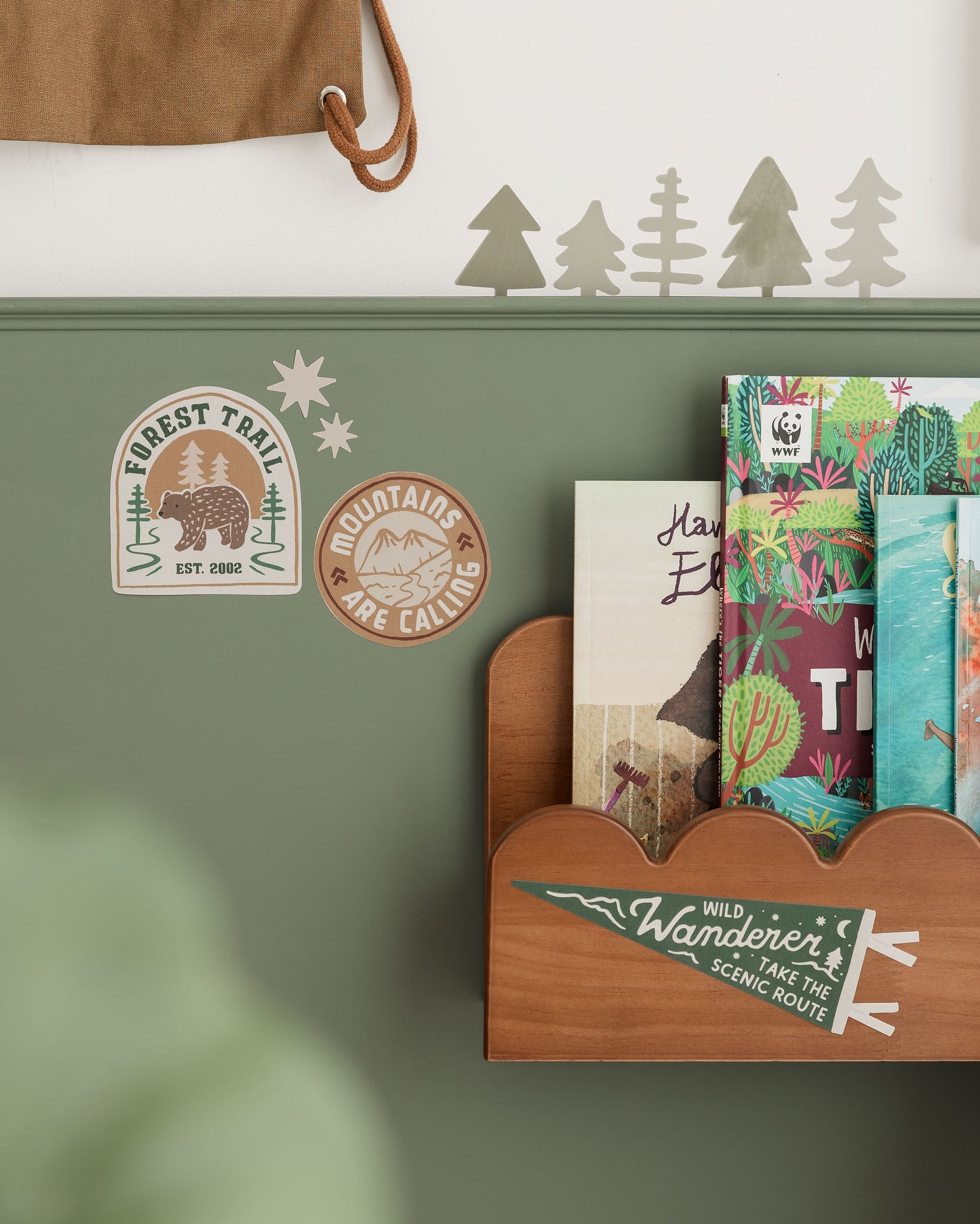 Wild Camping Wall Stickers