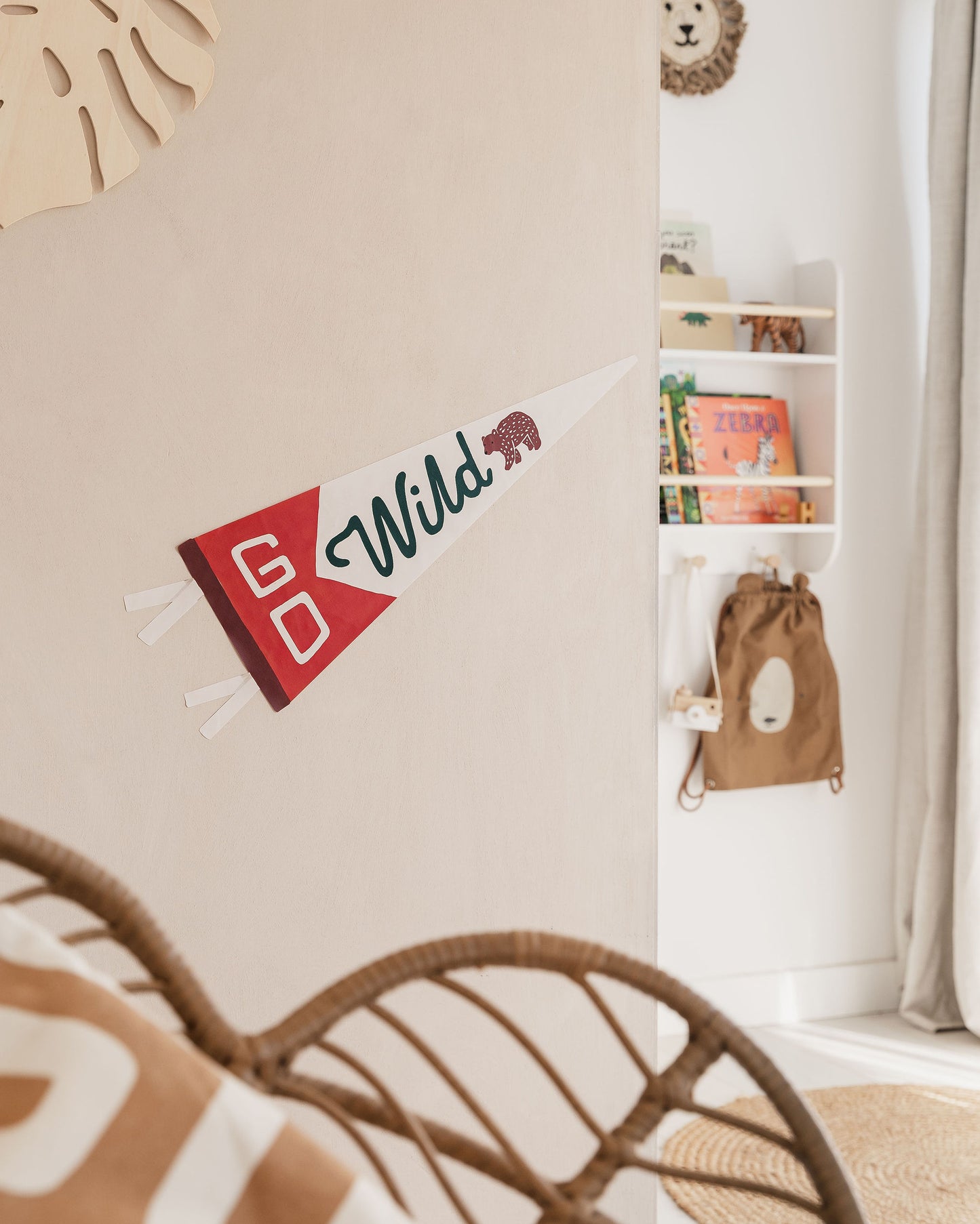 Go Wild Flag Wall Decal