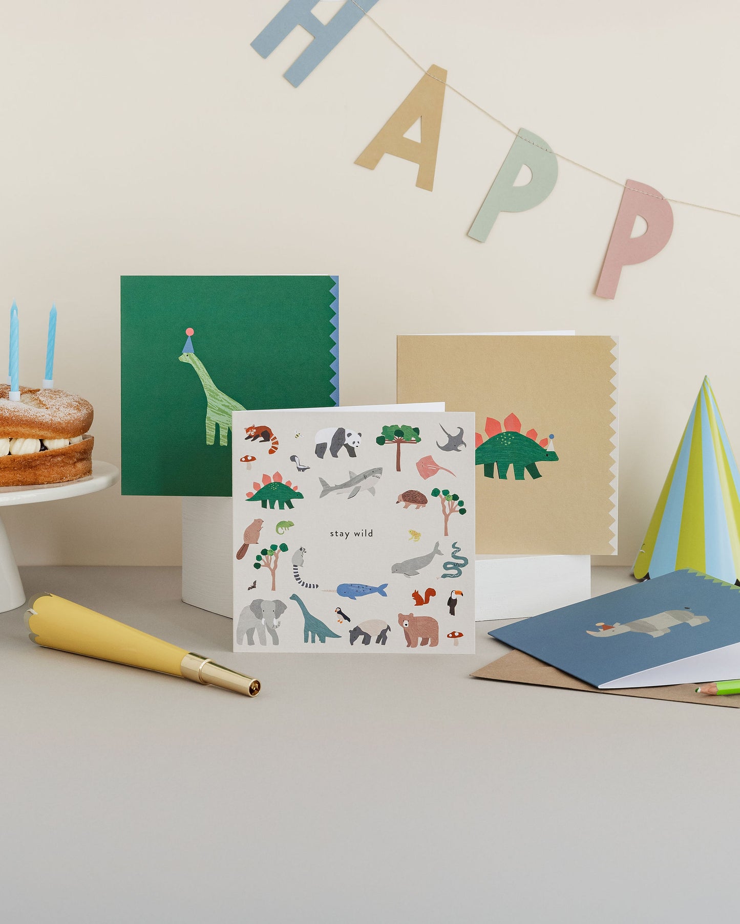 Stegosaurus Greeting Card