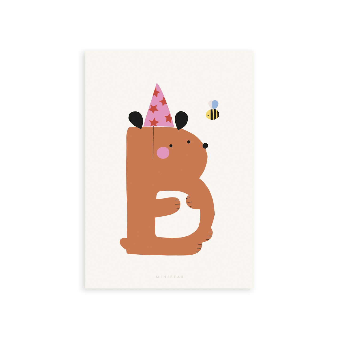 Happy Alphabet Initial Art Prints - A - I