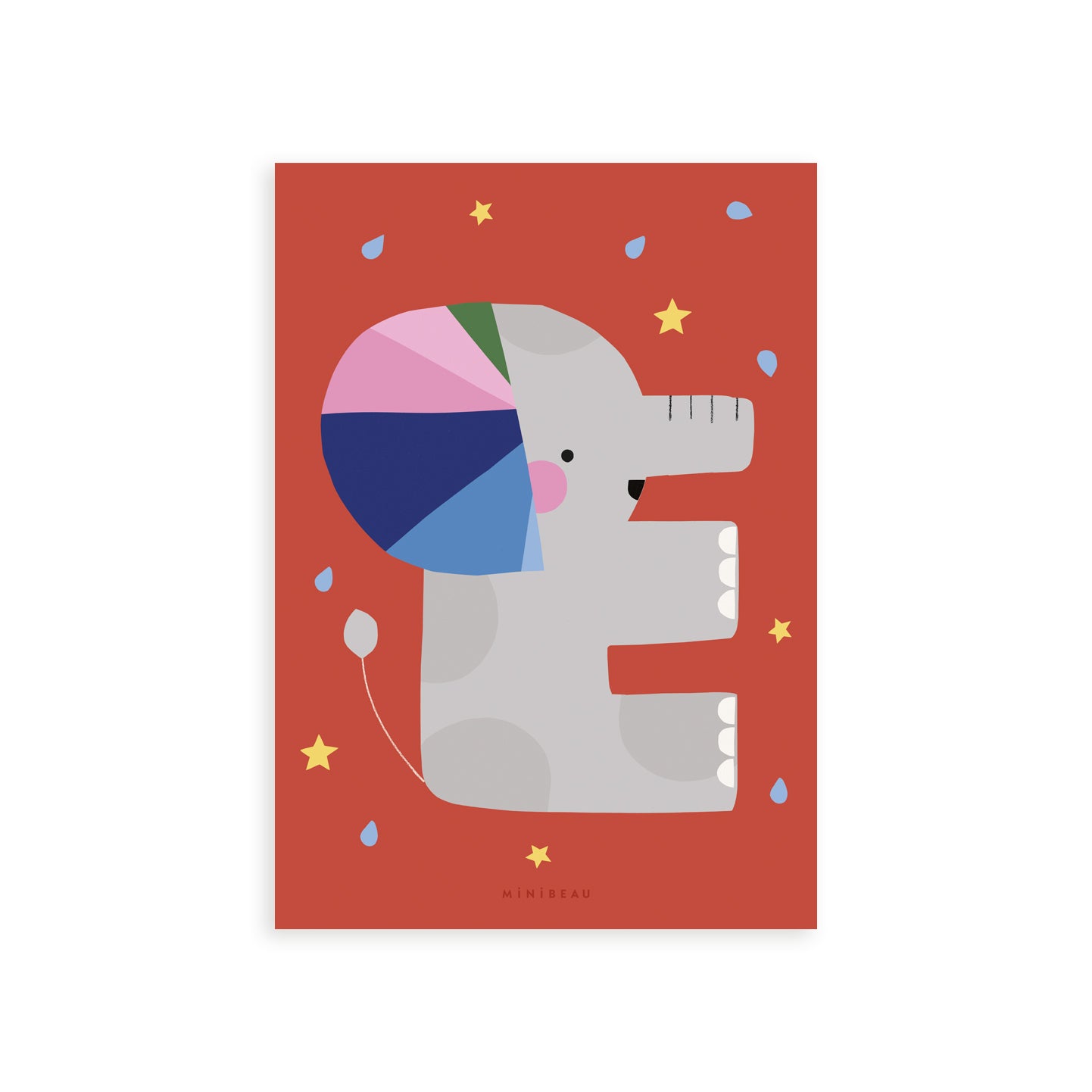 Happy Alphabet Initial Art Prints - A - I