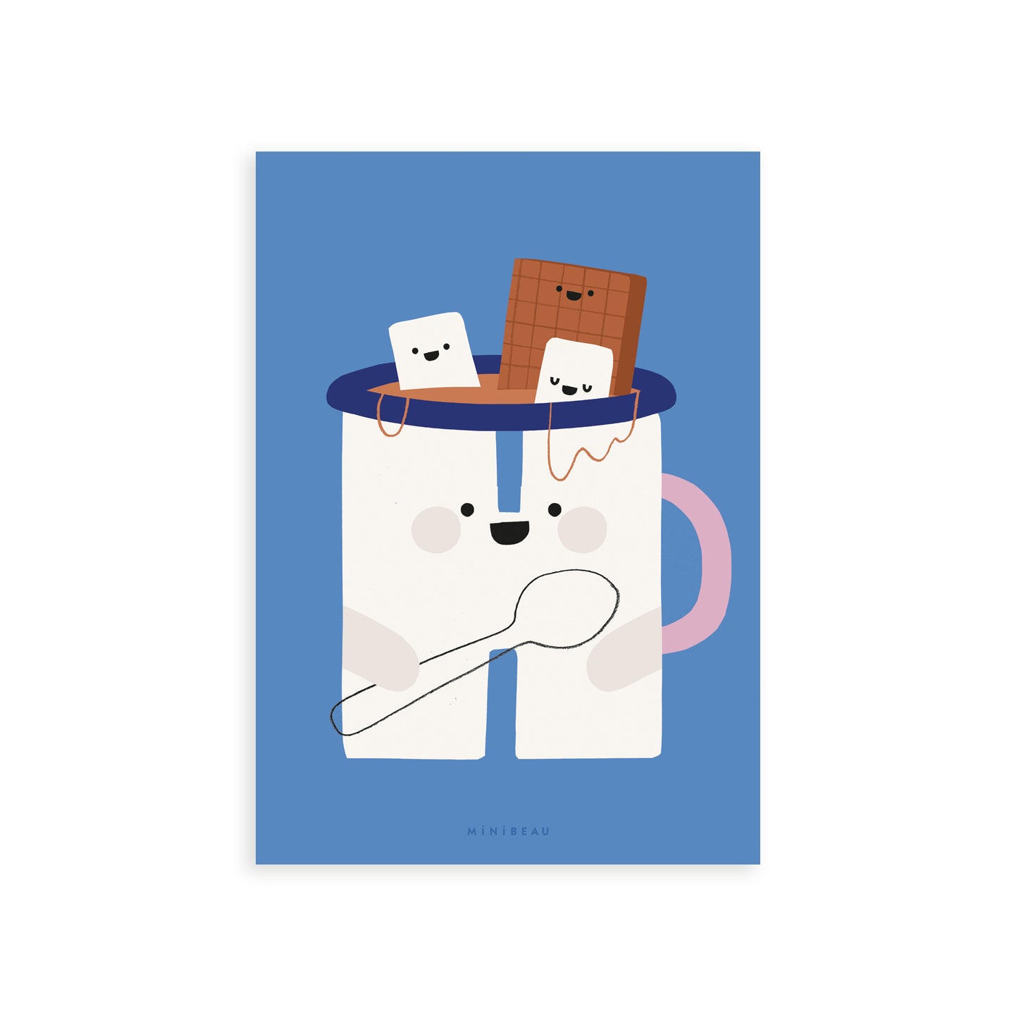 Happy Alphabet Initial Art Prints - A - I