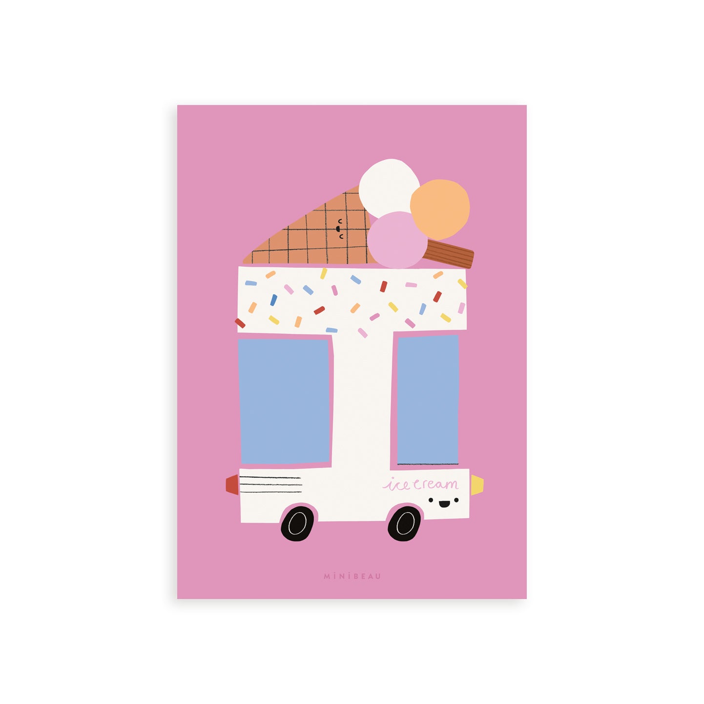 Happy Alphabet Initial Art Prints - A - I