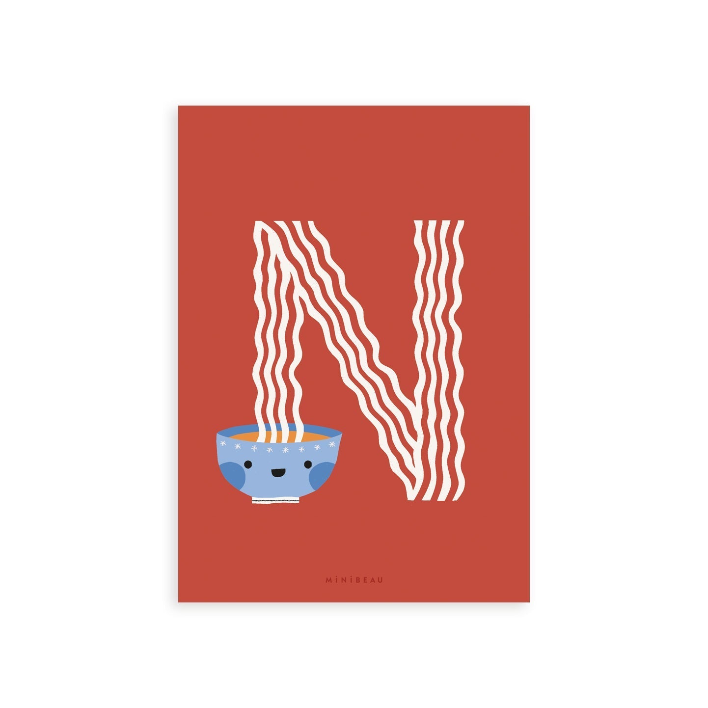 Happy Alphabet Initial Art Prints - J - R