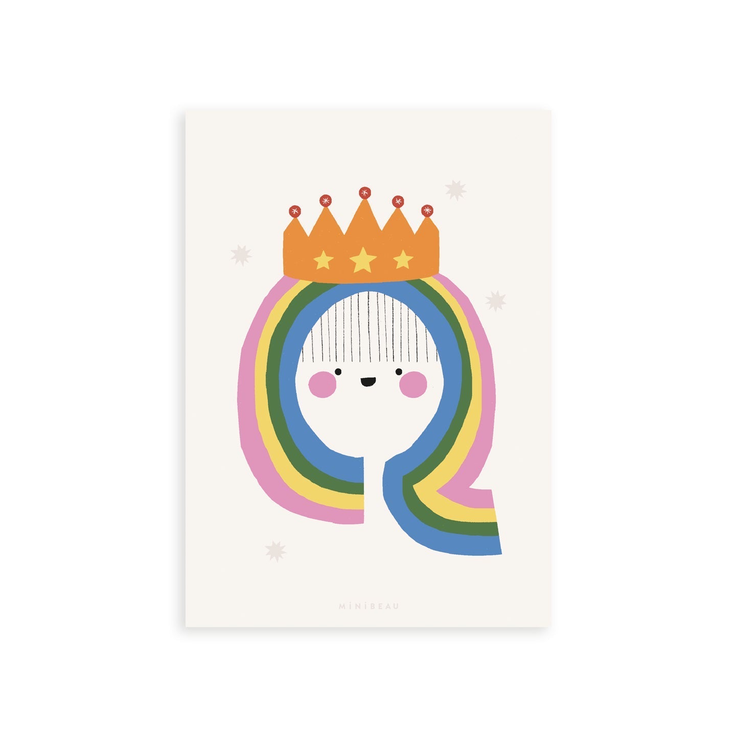 Happy Alphabet Initial Art Prints - J - R