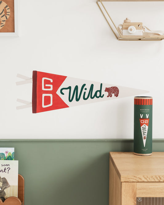 Go Wild Flag Wall Decal