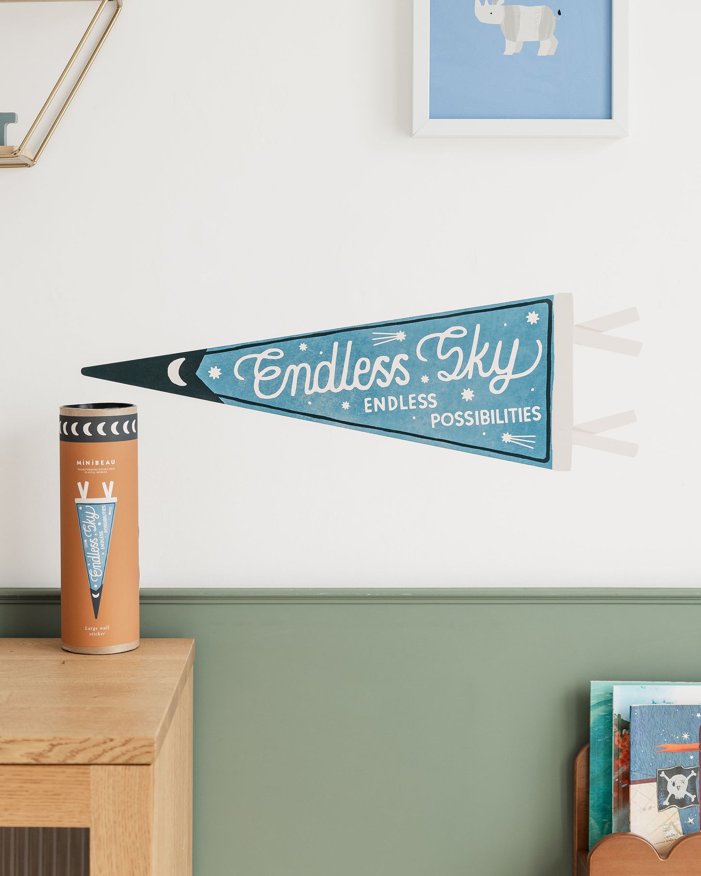 Endless Sky Flag Wall Decal - Blue