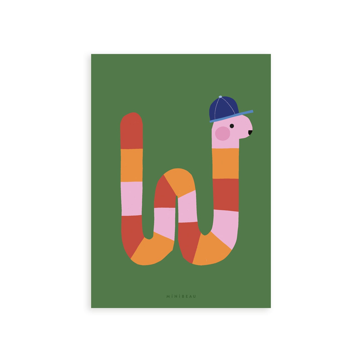 Happy Alphabet Initial Art Prints - S-Z