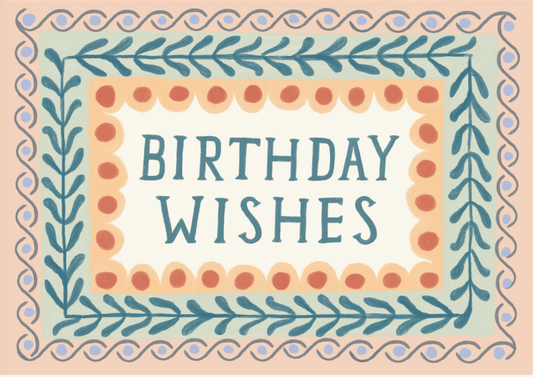 Birthday Wishes Greeting Card - TD