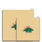Safari - Dino Square Art Print